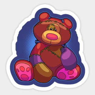 Horror Teddy Bear 1 Sticker